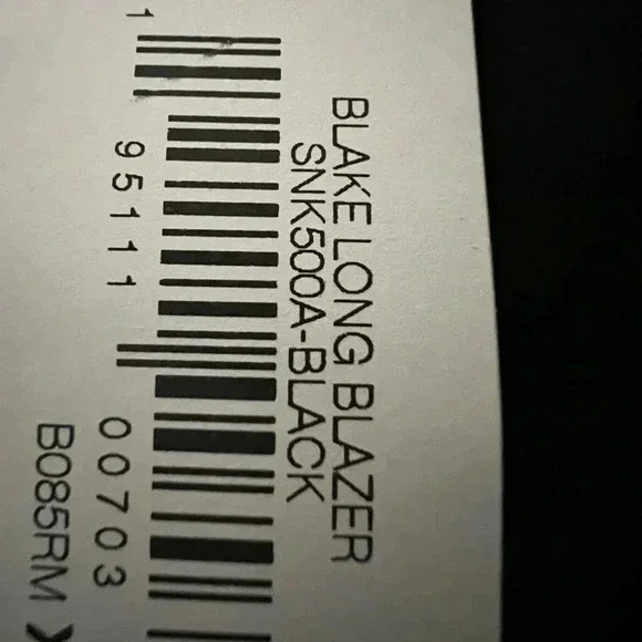 Brand New The Drop Women’s Blake Long Blazer .. Size 2x -Black - Picture 3 of 3